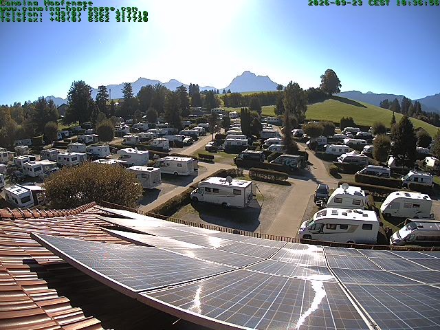 Archiv Foto Webcam Blick auf den Campingplatz am Hopfensee