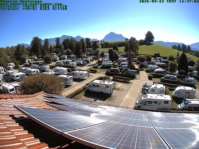 Archiv Foto Webcam Blick auf den Campingplatz am Hopfensee
