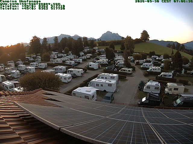 Archived image Webcam Campsite Hopfensee