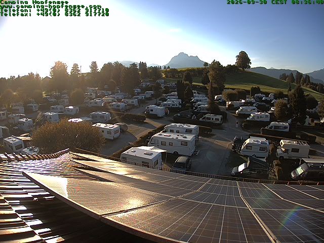 Archiv Foto Webcam Blick auf den Campingplatz am Hopfensee