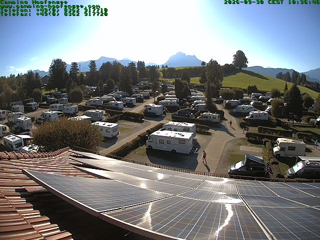 Archiv Foto Webcam Blick auf den Campingplatz am Hopfensee