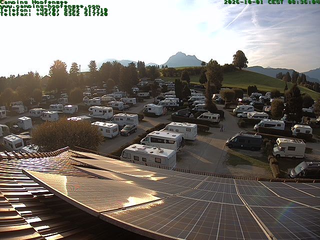 Archiv Foto Webcam Blick auf den Campingplatz am Hopfensee