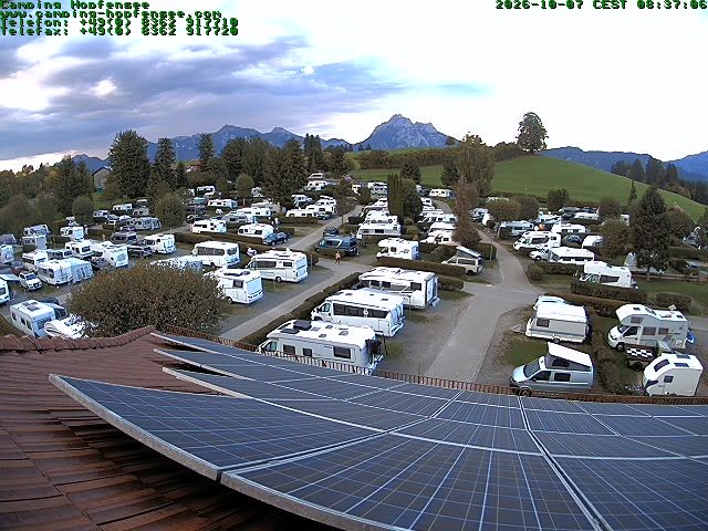 Archived image Webcam Campsite Hopfensee