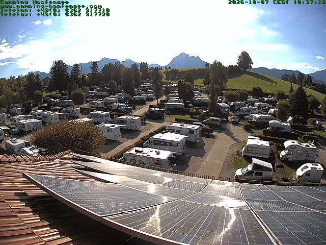 Archived image Webcam Campsite Hopfensee