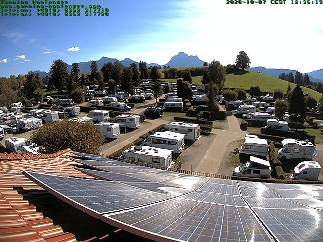 Archived image Webcam Campsite Hopfensee