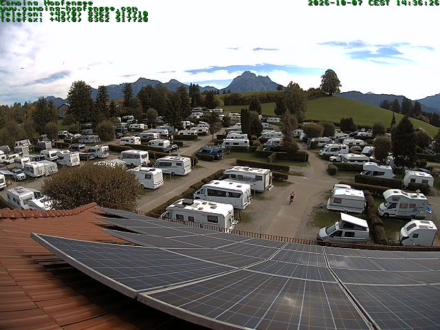 Archived image Webcam Campsite Hopfensee
