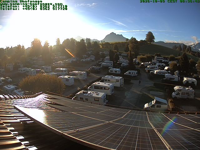 Archiv Foto Webcam Blick auf den Campingplatz am Hopfensee
