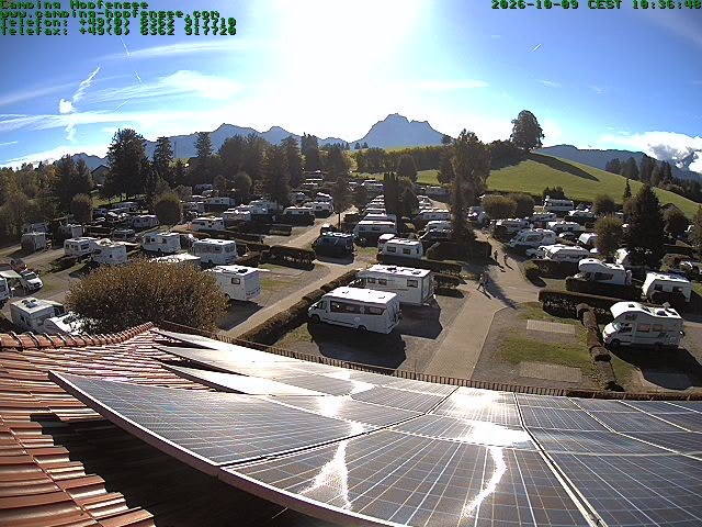 Archiv Foto Webcam Blick auf den Campingplatz am Hopfensee