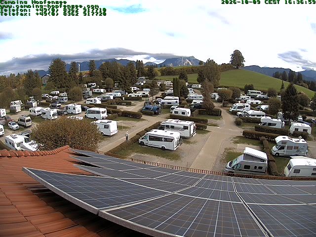 Archiv Foto Webcam Blick auf den Campingplatz am Hopfensee