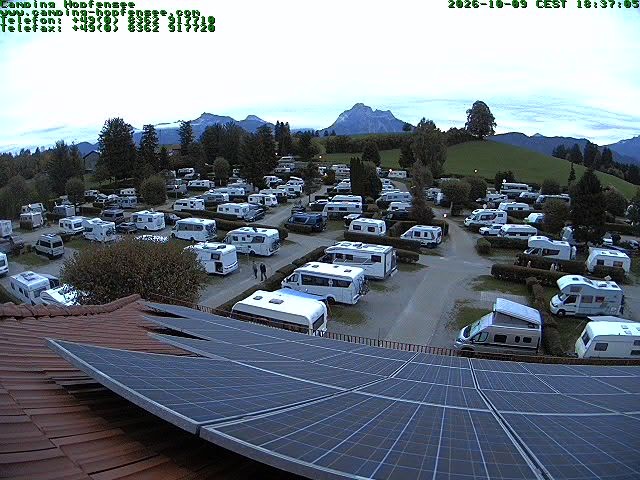 Archiv Foto Webcam Blick auf den Campingplatz am Hopfensee