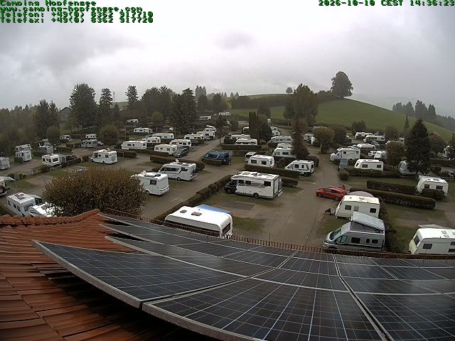 Archiv Foto Webcam Blick auf den Campingplatz am Hopfensee