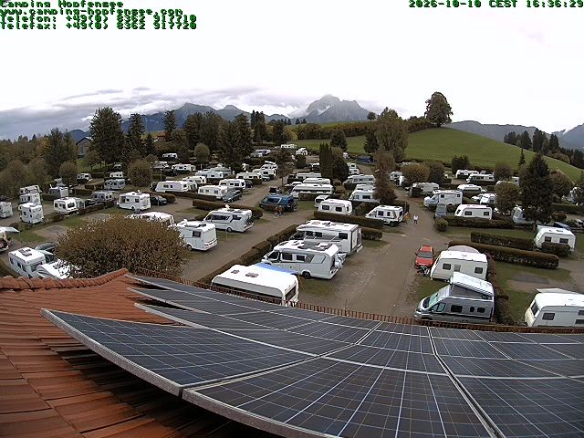 Archiv Foto Webcam Blick auf den Campingplatz am Hopfensee