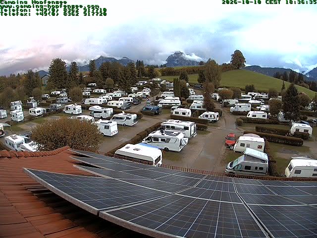 Archiv Foto Webcam Blick auf den Campingplatz am Hopfensee