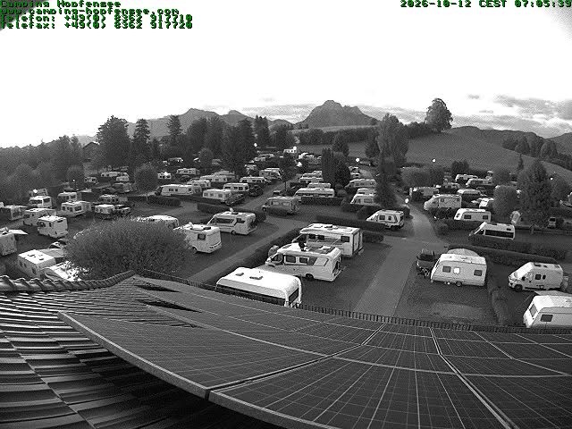 Archiv Foto Webcam Blick auf den Campingplatz am Hopfensee