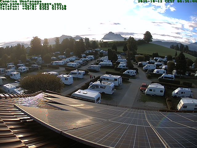 Archiv Foto Webcam Blick auf den Campingplatz am Hopfensee