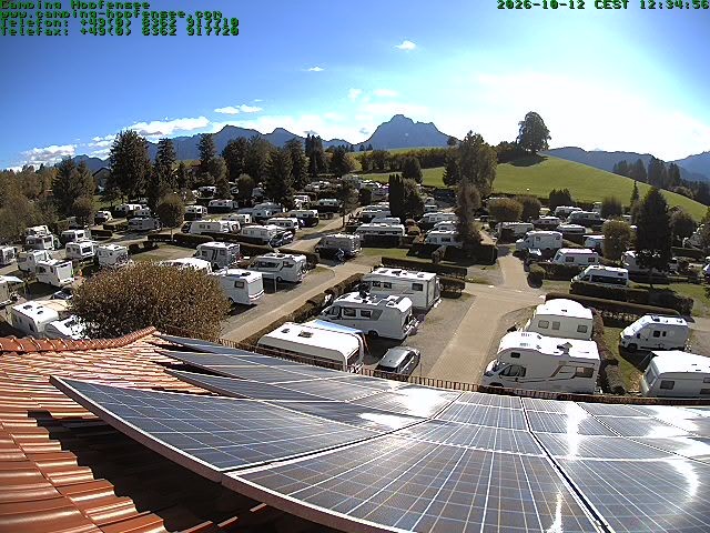 Archiv Foto Webcam Blick auf den Campingplatz am Hopfensee