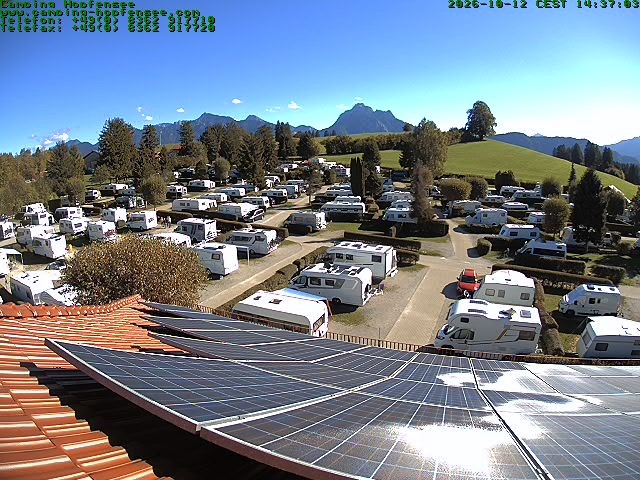 Archiv Foto Webcam Blick auf den Campingplatz am Hopfensee