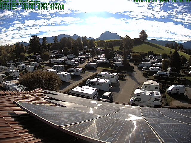 Archiv Foto Webcam Blick auf den Campingplatz am Hopfensee