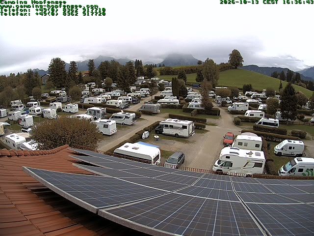 Archiv Foto Webcam Blick auf den Campingplatz am Hopfensee