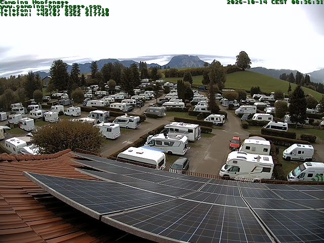 Archiv Foto Webcam Blick auf den Campingplatz am Hopfensee