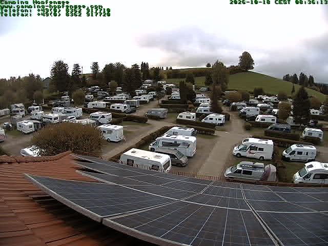 Archiv Foto Webcam Blick auf den Campingplatz am Hopfensee