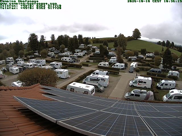 Archiv Foto Webcam Blick auf den Campingplatz am Hopfensee