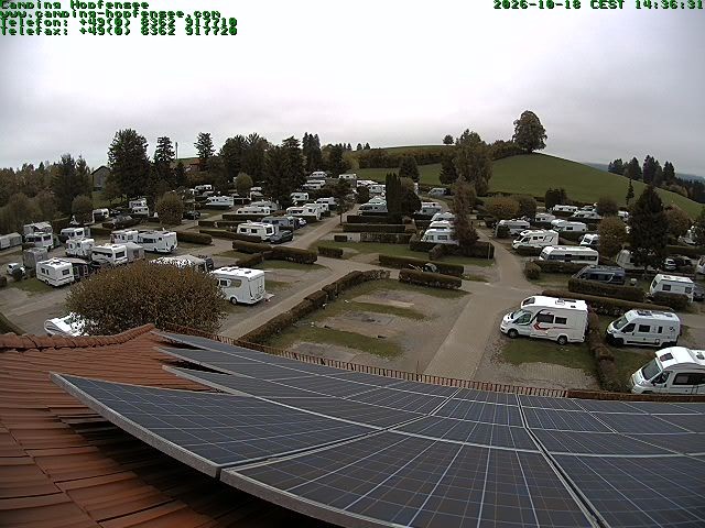 Archiv Foto Webcam Blick auf den Campingplatz am Hopfensee