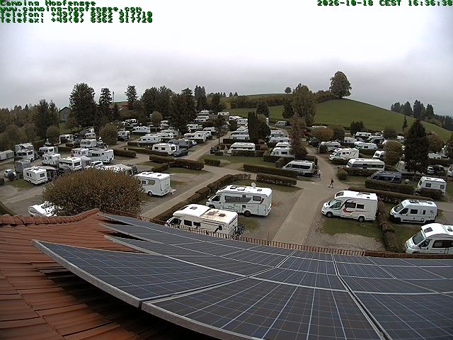 Archiv Foto Webcam Blick auf den Campingplatz am Hopfensee