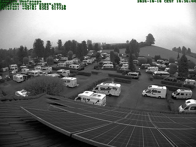 Archiv Foto Webcam Blick auf den Campingplatz am Hopfensee