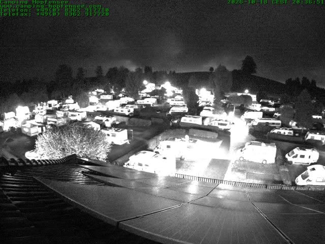 Archiv Foto Webcam Blick auf den Campingplatz am Hopfensee