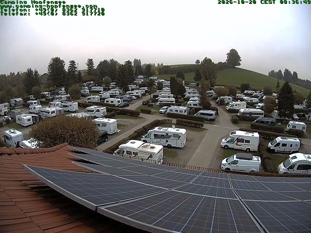 Archiv Foto Webcam Blick auf den Campingplatz am Hopfensee