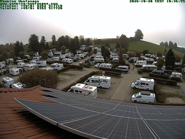 Archiv Foto Webcam Blick auf den Campingplatz am Hopfensee