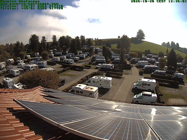 Archiv Foto Webcam Blick auf den Campingplatz am Hopfensee
