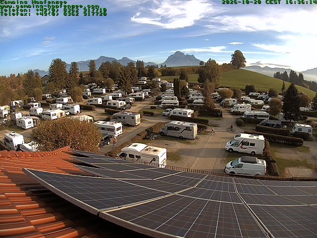 Archiv Foto Webcam Blick auf den Campingplatz am Hopfensee