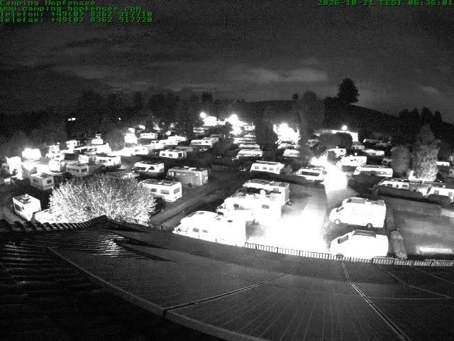 Archiv Foto Webcam Blick auf den Campingplatz am Hopfensee