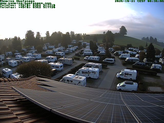 Archiv Foto Webcam Blick auf den Campingplatz am Hopfensee