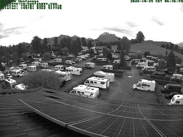 Archiv Foto Webcam Blick auf den Campingplatz am Hopfensee