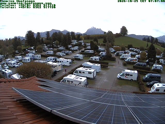 Archiv Foto Webcam Blick auf den Campingplatz am Hopfensee