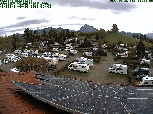 Archiv Foto Webcam Blick auf den Campingplatz am Hopfensee