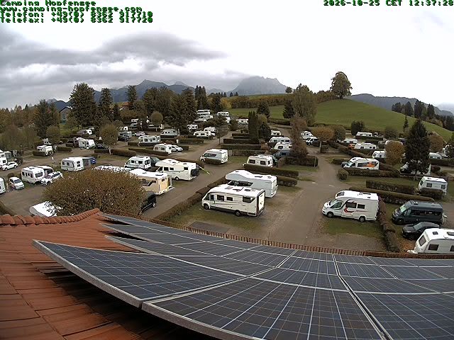 Archiv Foto Webcam Blick auf den Campingplatz am Hopfensee