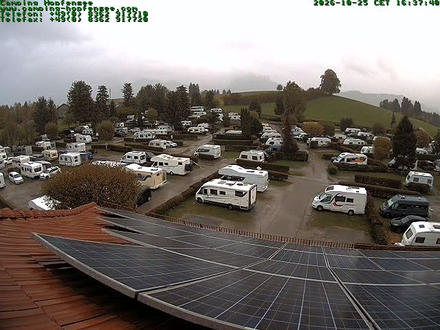 Archiv Foto Webcam Blick auf den Campingplatz am Hopfensee