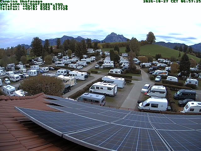Archiv Foto Webcam Blick auf den Campingplatz am Hopfensee