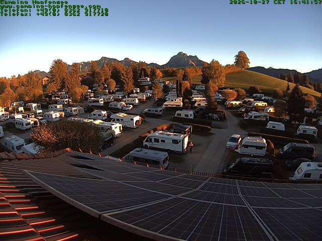 Archiv Foto Webcam Blick auf den Campingplatz am Hopfensee