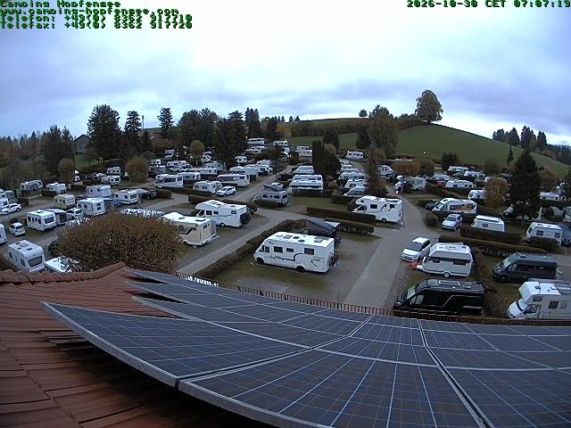 Archiv Foto Webcam Blick auf den Campingplatz am Hopfensee