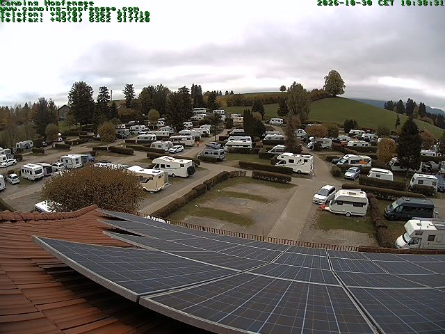 Archiv Foto Webcam Blick auf den Campingplatz am Hopfensee