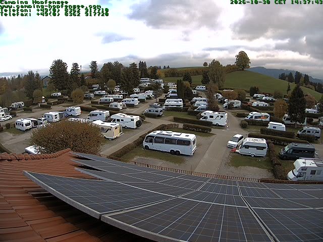 Archiv Foto Webcam Blick auf den Campingplatz am Hopfensee