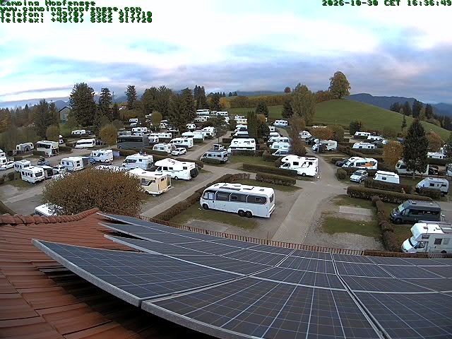 Archiv Foto Webcam Blick auf den Campingplatz am Hopfensee
