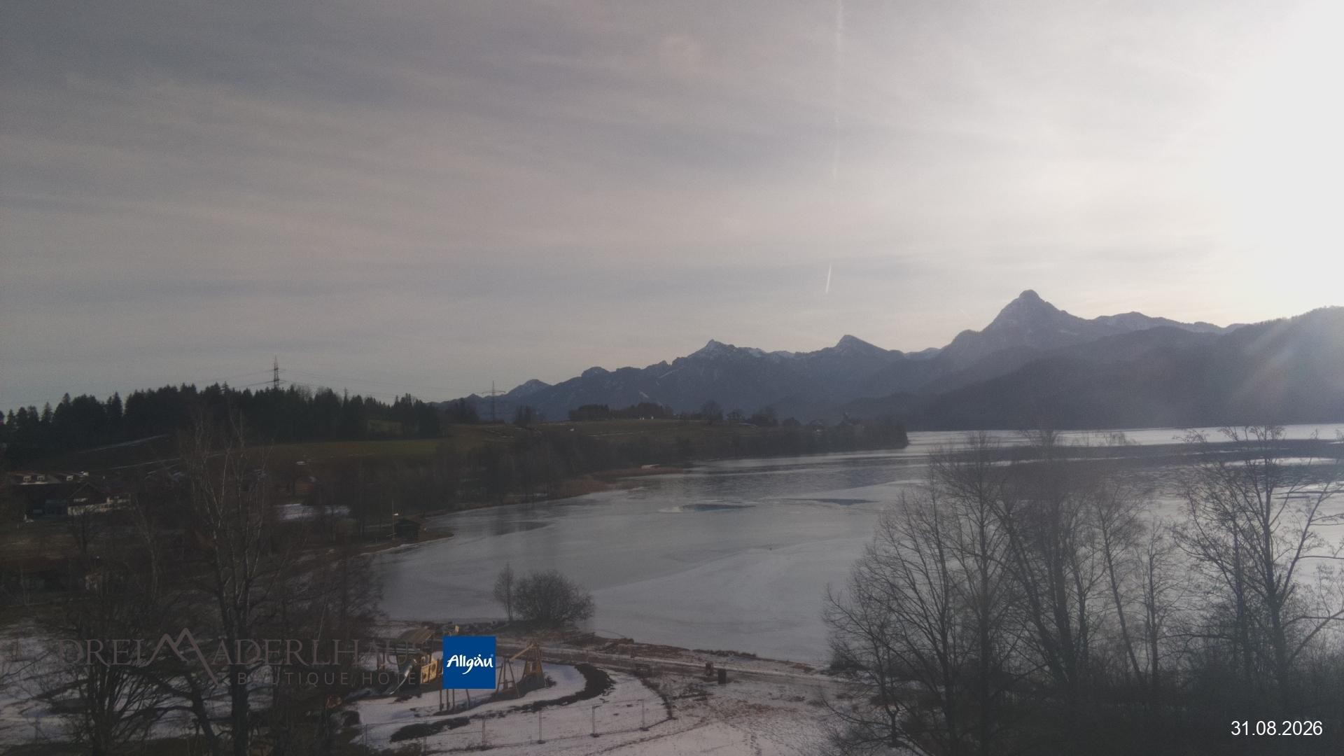 Archiv Foto Webcam Weißensee bei Füssen