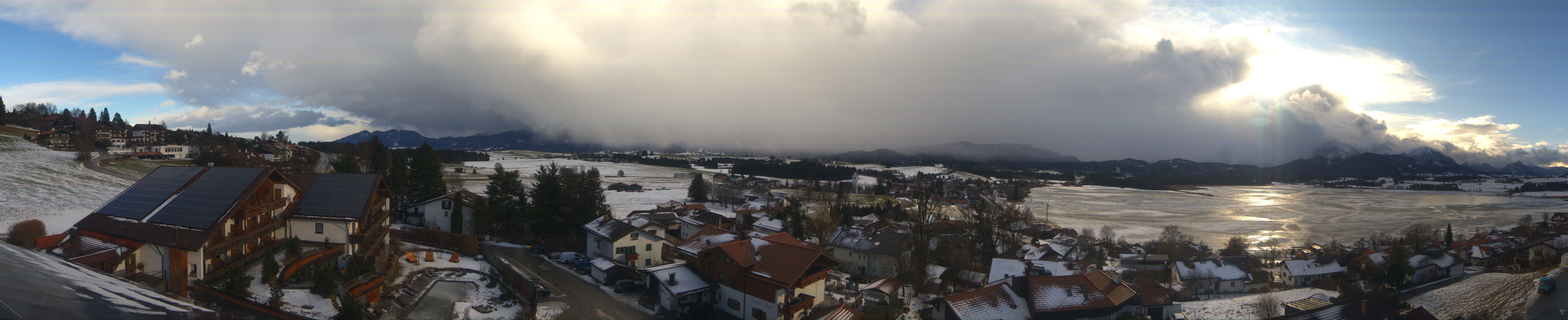 Archiv Foto Webcam Hopfensee - Blick Richtung Schloss Neuschwanstein