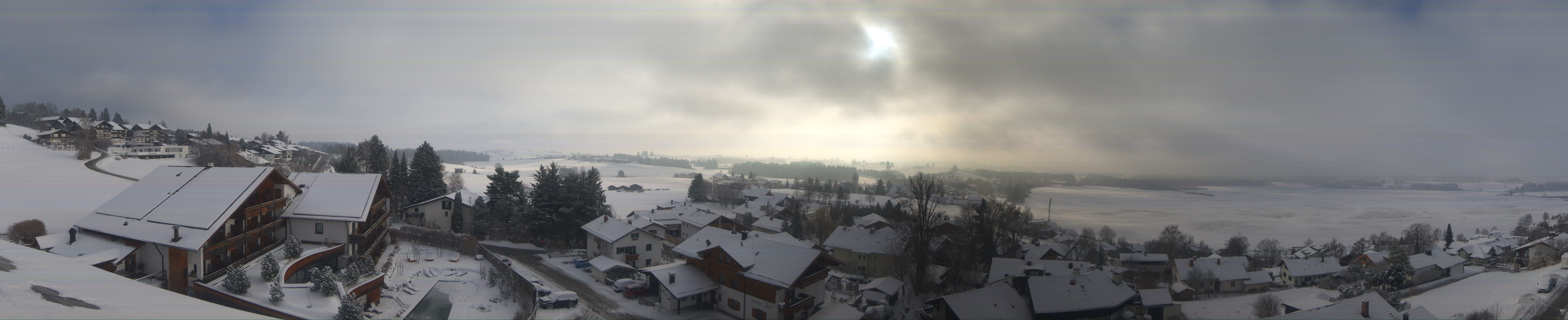 Archiv Foto Webcam Hopfensee - Blick Richtung Schloss Neuschwanstein
